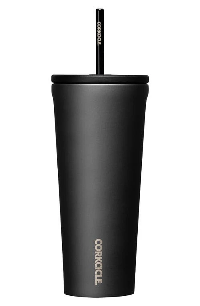 Corkcicle -Ounce Insulated Cup with Straw in Ceramic Slate at Nordstrom