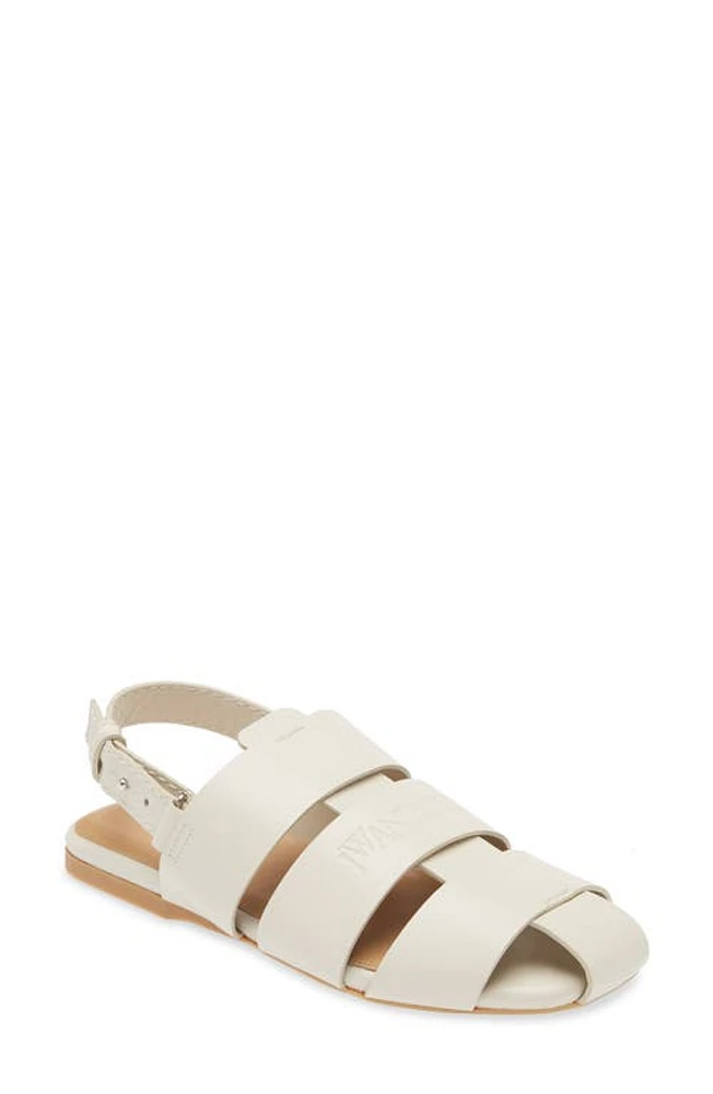 JW Anderson Logo Fisherman Sandal Natural at Nordstrom,