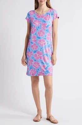 Hatley Nellie Textured Poppy Knit Dress Blue at Nordstrom,