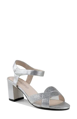 Touch Ups Cam Ankle Strap Sandal Silver at Nordstrom,