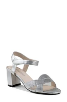 Touch Ups Cam Ankle Strap Sandal Silver at Nordstrom,