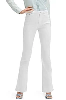 GUESS Sexy Flare High Waist Jeans Pure White at Nordstrom, 32