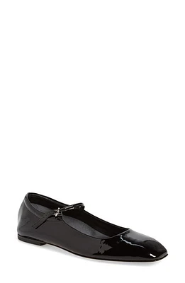 aeyde Uma Mary Jane Flat Black at Nordstrom,