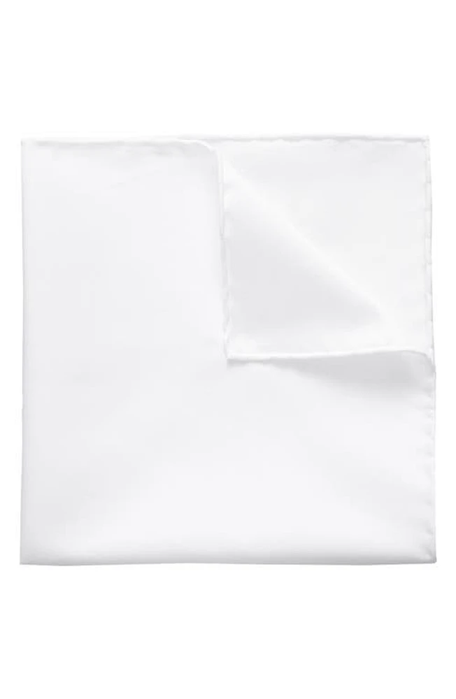 Eton Cotton Pocket Square in White at Nordstrom