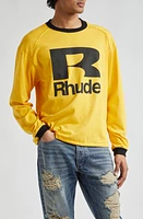 Rhude Petrol Long Sleeve Graphic T-Shirt Vtg Yellow at Nordstrom,