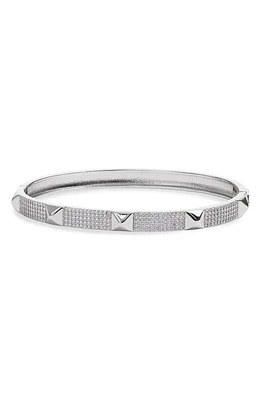 SHYMI Studded Pavé Bangle in Silver at Nordstrom