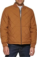 levi's Diamond Quilted Bomber Jacket Brown at Nordstrom,