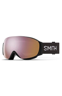 Smith I/O MAG 164mm Snow Goggles in Black /Chromapop Rose Gold at Nordstrom