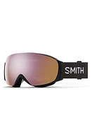 Smith I/O MAG 164mm Snow Goggles in Black /Chromapop Rose Gold at Nordstrom