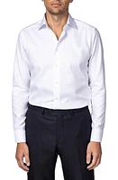 Eton Slim Fit Cavalry Twill Dress Shirt White at Nordstrom