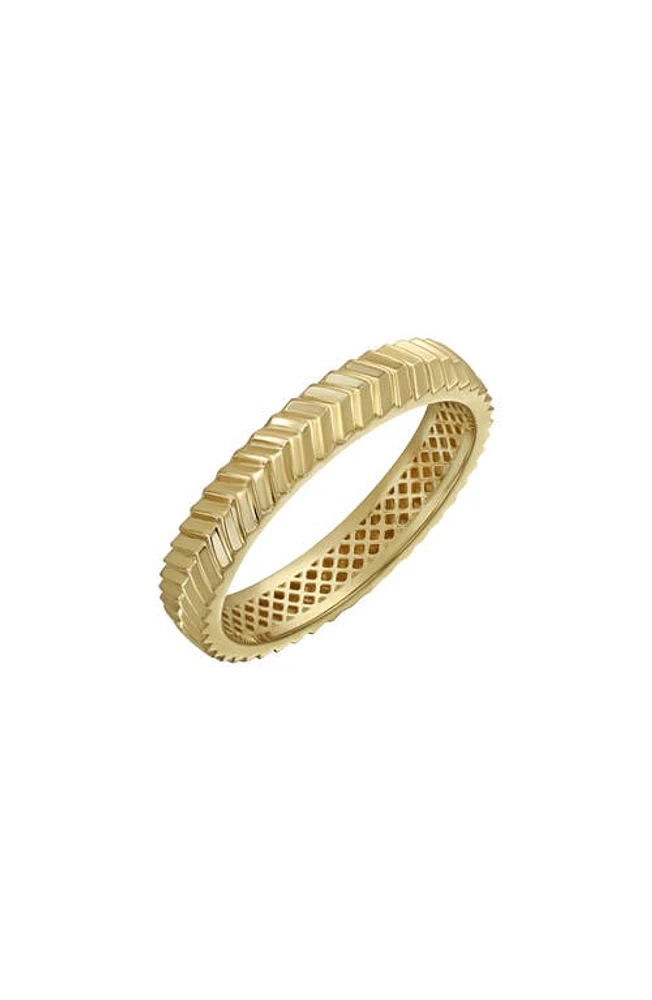 Bony Levy 14K Gold Geometric Band Ring Yellow at Nordstrom,