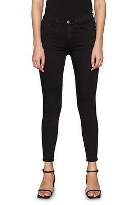 FRAME Le Color Skinny Jeans Film Noir at Nordstrom,