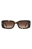 Carrera Eyewear 53mm Gradient Rectangular Sunglasses in Havana/Brown Gradient at Nordstrom