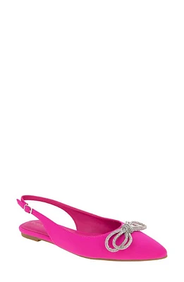 bcbg Kristin Pointed Toe Slingback Mule Fuchsia Pink Neoprene at Nordstrom,