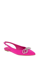 bcbg Kristin Pointed Toe Slingback Mule Fuchsia Pink Neoprene at Nordstrom,