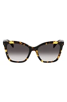 Longchamp Le Pliage 54mm Gradient Cat Eye Sunglasses in Tokyo Havana at Nordstrom