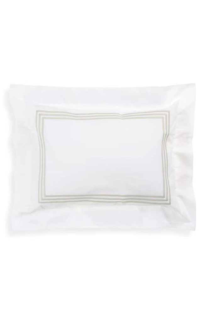 Matouk Bel Tempo Count Boudoir Sham in Almond at Nordstrom