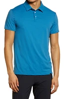 Barbell Apparel Men's Havok Stretch Solid Golf Polo Steel Blue at Nordstrom,