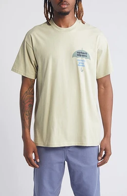 Carhartt Work Progress Cover Organic Cotton Graphic T-Shirt Beige at Nordstrom,