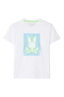 Psycho Bunny Kids' Livingston Embroidered Graphic T-Shirt White at