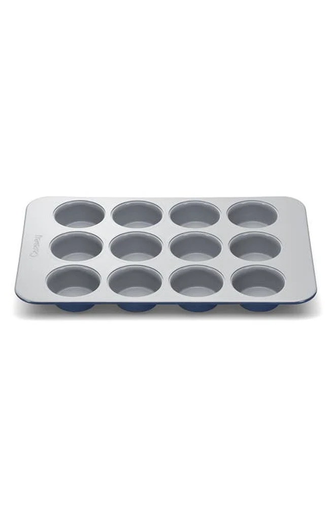 CARAWAY Nonstick Ceramic Muffin Pan in Navy at Nordstrom