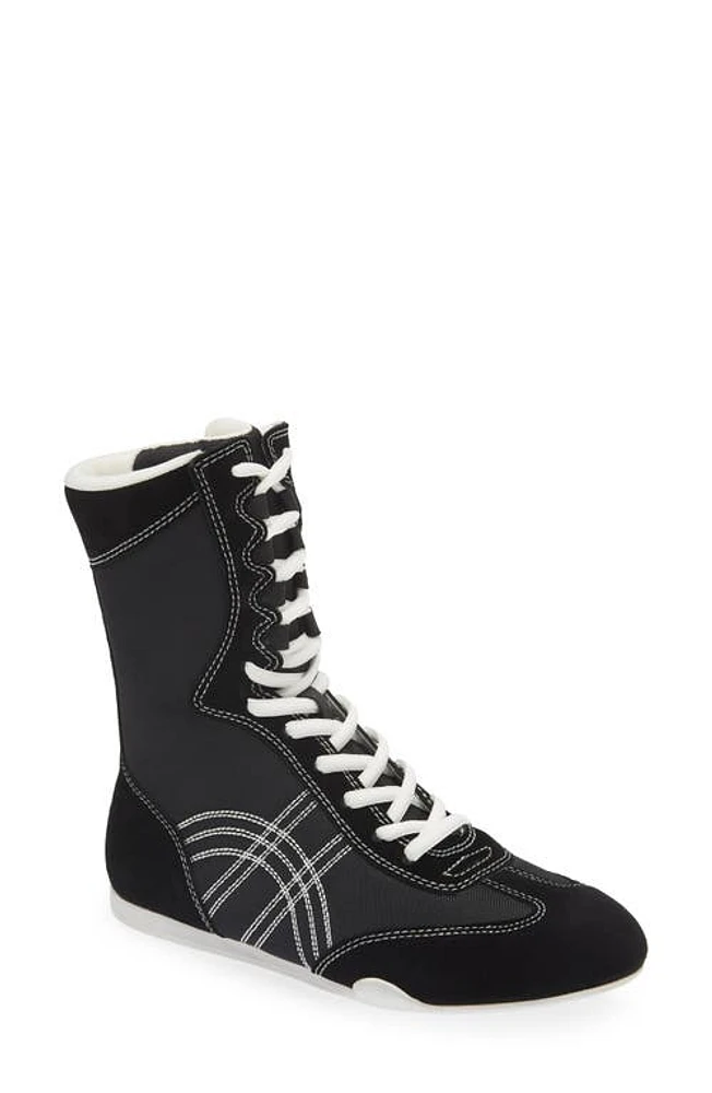 Jeffrey Campbell Boxing-Lo Sneaker in Black White at Nordstrom, Size 5.5