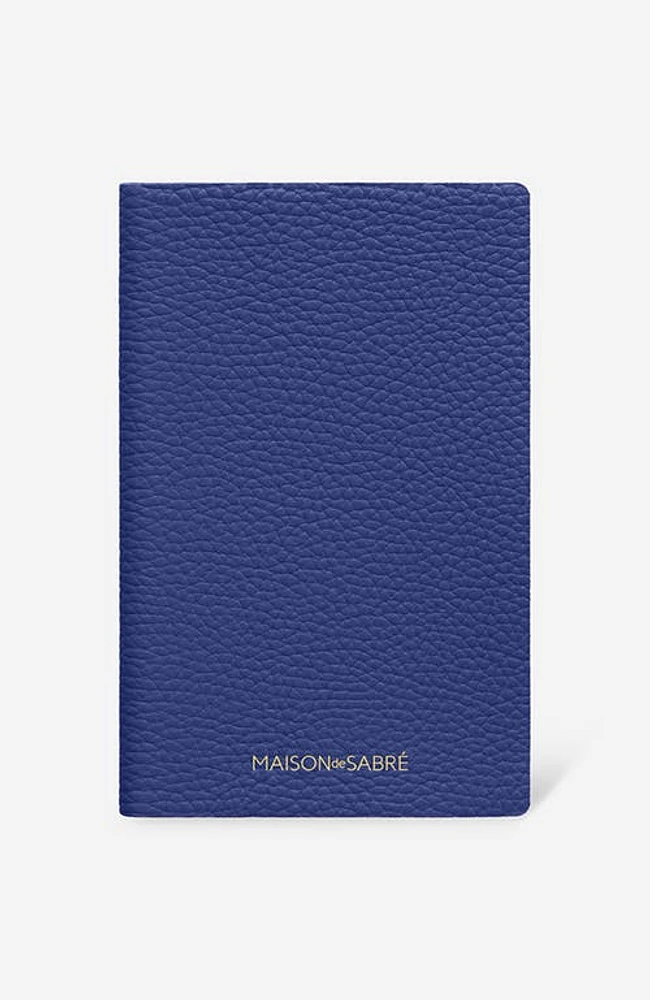 MAISON de SABRÉ Leather Pocket Notebook in Lapis Blue at Nordstrom, Size Small