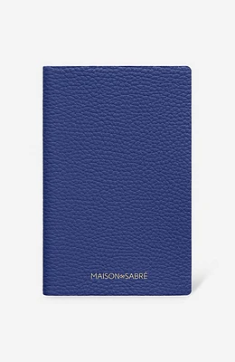 MAISON de SABRÉ Leather Pocket Notebook in Lapis Blue at Nordstrom, Size Small