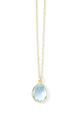 Ippolita Mini Rock Candy Teardrop Pendant Necklace in Gold at Nordstrom, Size 18