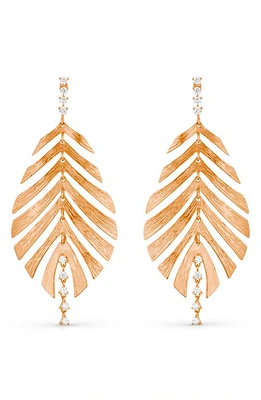 Hueb Bahia Diamond Drop Earrings in Pink Gold at Nordstrom