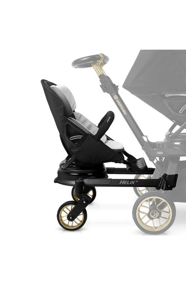 orbit baby Helix+ with G5 Stroller Seat in Black/Black Luxe at Nordstrom