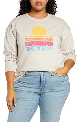 Sub_Urban Riot Take It Easy Graphic Sweatshirt Oat at Nordstrom,