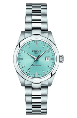 Tissot T-My Lady Automatic Bracelet Watch, 29.3mm in Ice Blue at Nordstrom