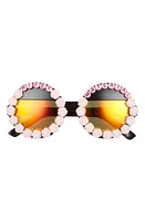 Rad + Refined Wifey Material 50mm Polarized Round Sunglasses in Pink at Nordstrom