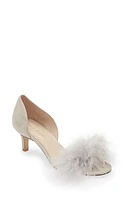 Pelle Moda Dallon Open Toe Pump Dk Taupe at Nordstrom,