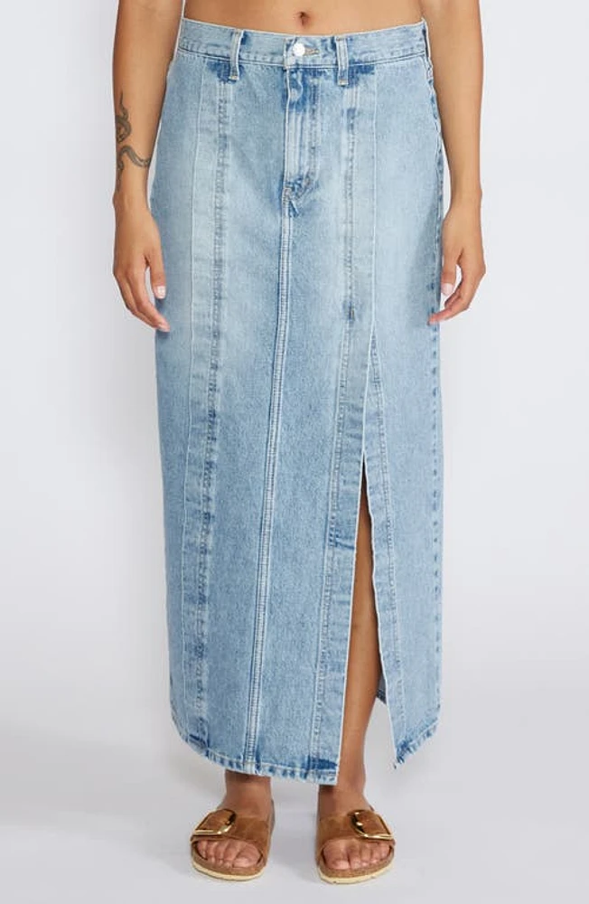 ÉTICA Ingrid Side Slit Denim Skirt Arcadia at Nordstrom,