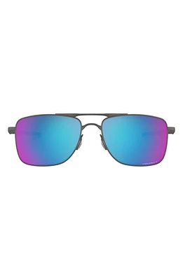 Oakley Gauge 8 62mm Prizm Polarized Aviator Sunglasses in Grey at Nordstrom