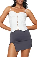 Princess Polly Archette Underwire Corset Top White at Nordstrom,