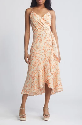 Chelsea28 Faux Wrap Midi Dress at Nordstrom,