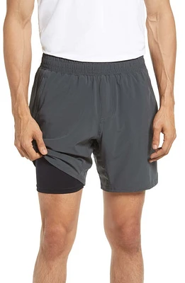 Barbell Apparel Men's Ghost Stretch Shorts Charcoal at Nordstrom,