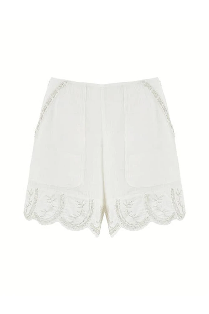 Nocturne Stone Detailed Shorts in at Nordstrom