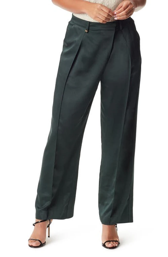 Sam Edelman Devyn Crossover Satin Pants at Nordstrom,