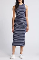 caslon(r) Ruched Tank Midi Dress at Nordstrom,