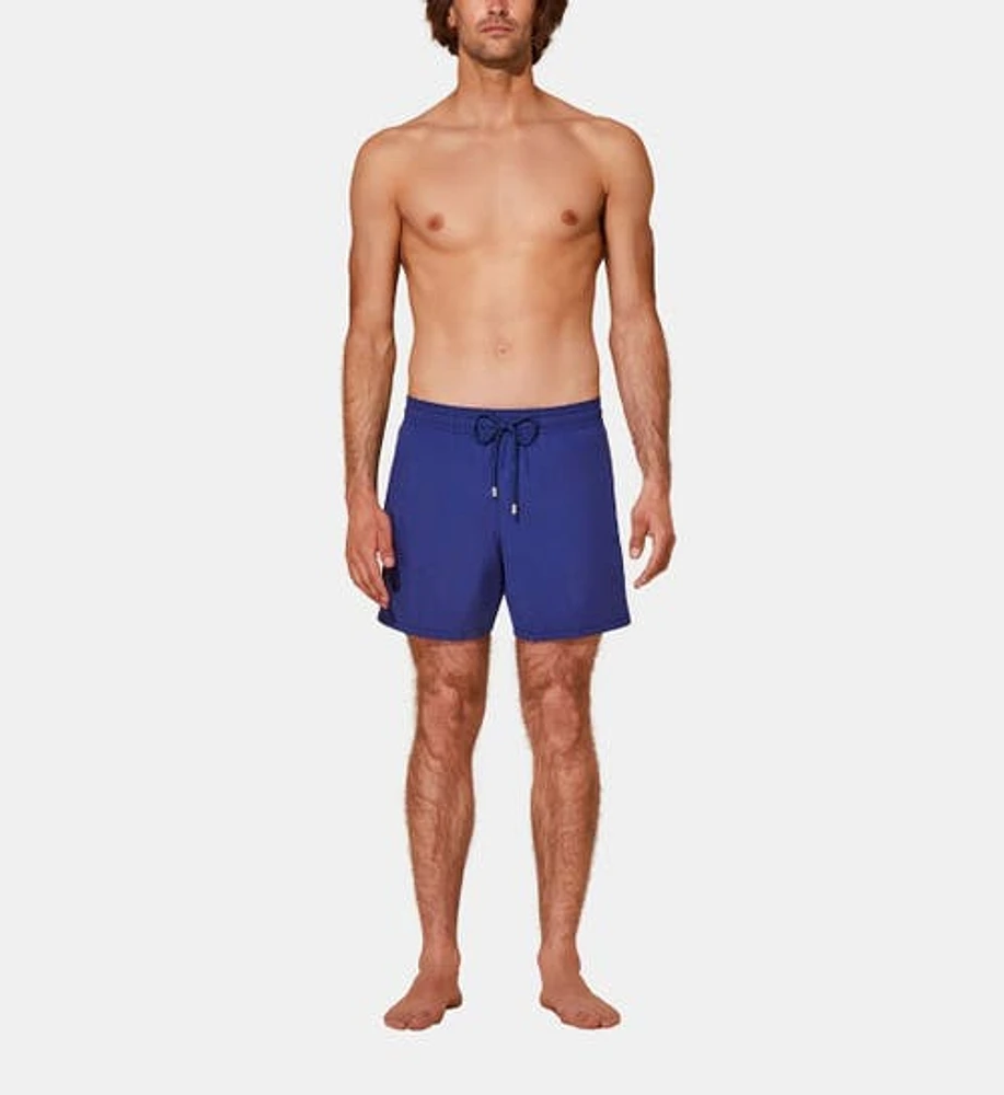 Vilebrequin Men's Solid Swim Trunks in Encre at Nordstrom