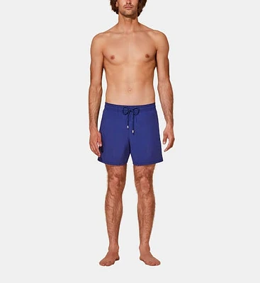 Vilebrequin Men's Solid Swim Trunks in Encre at Nordstrom