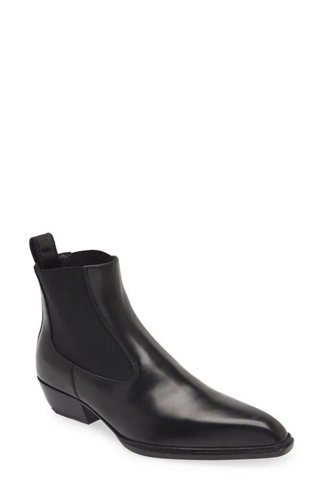 Alexander Wang Slick Pointed Toe Chelsea Boot Black at Nordstrom,