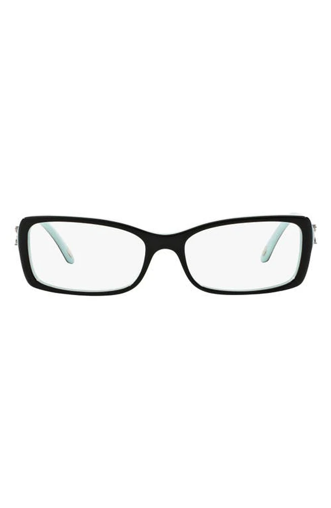 Tiffany & Co. 53mm Optical Glasses in Black Blue at Nordstrom