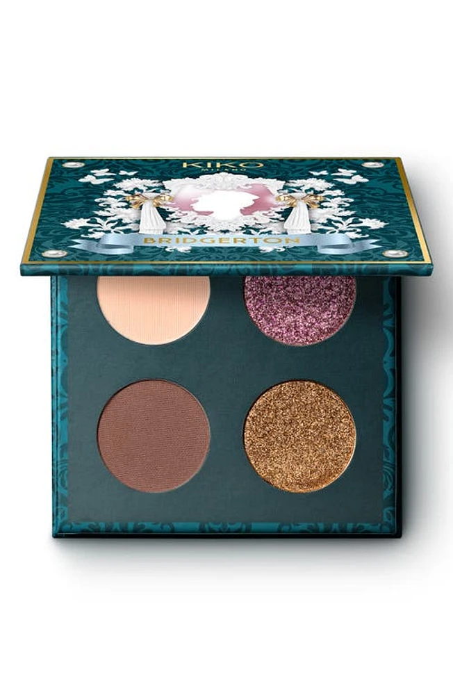 KIKO MILANO x Bridgerton Quartet Eyeshadow Palette in Regency Delight in Ballroom Bliss at Nordstrom