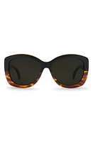 Electric Gaviota Polarized Square Sunglasses in Darkside Tort/Grey Polar at Nordstrom