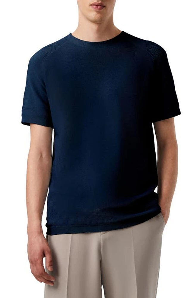 AlphaTauri Fosos Seamless Short Sleeve 3D Performance Knit Sweater at Nordstrom,